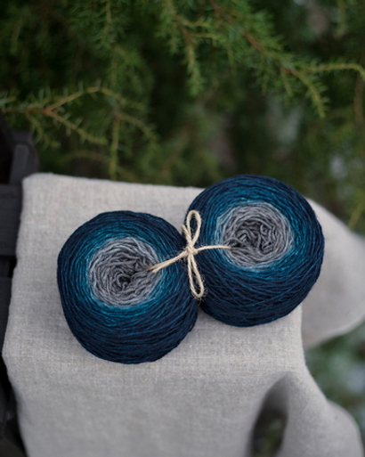 Градиент "Айсберг" 80 г шерсть