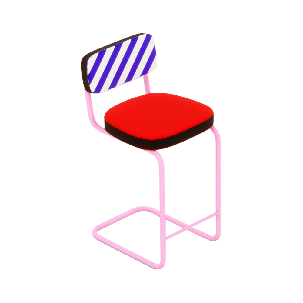 Барный стул Superstool Blue Stripes 16506