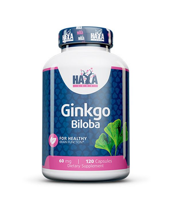 Гинкго Билоба, Ginkgo Biloba, Haya Labs, 120 капсул