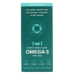 iWi, омега-3, ЭПК и ДГК, 60 мини-капсул