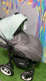 Коляска DREAM  (BartPlast) 04 серый-мятный