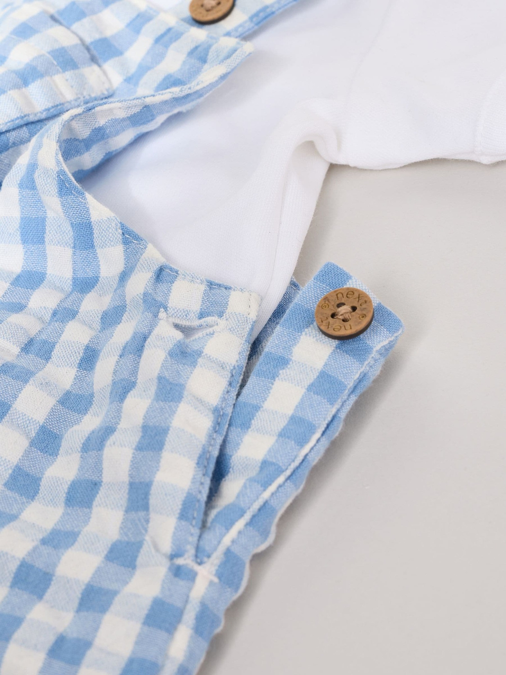 Комбинезон и боди в комплекте для малышей Next E47-402, Белый, Голубой