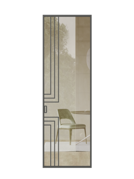 Раздвижная алюминиевая перегородка Minoli Split 14