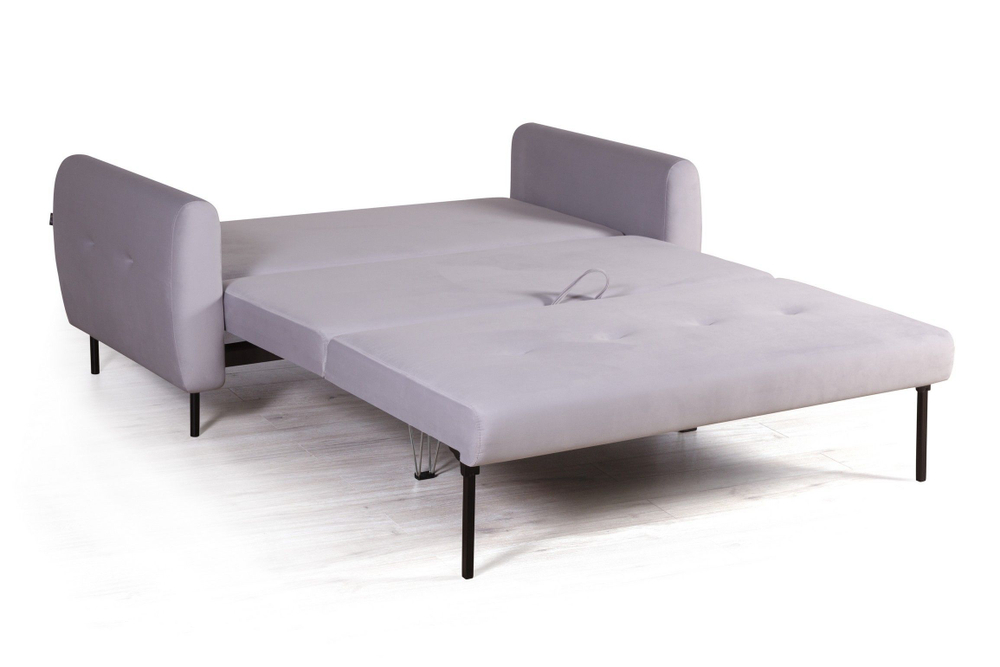 Siena диван-кровать прямой с подлокотниками, бархат 04