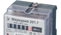 Счетчик электроэнергии однофазный однотарифный INCOTEX Меркурий 201.7 5(60) А, без привязки к региону