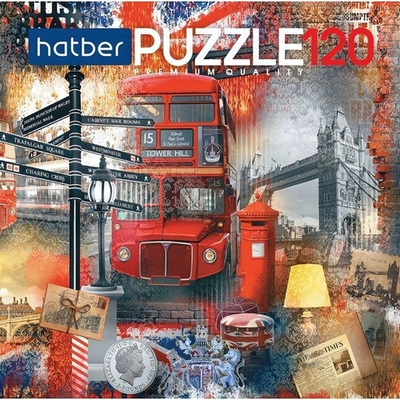 Пазлы 120 эл. А5ф "Premium. Мечты о Лондоне" (Хатбер)