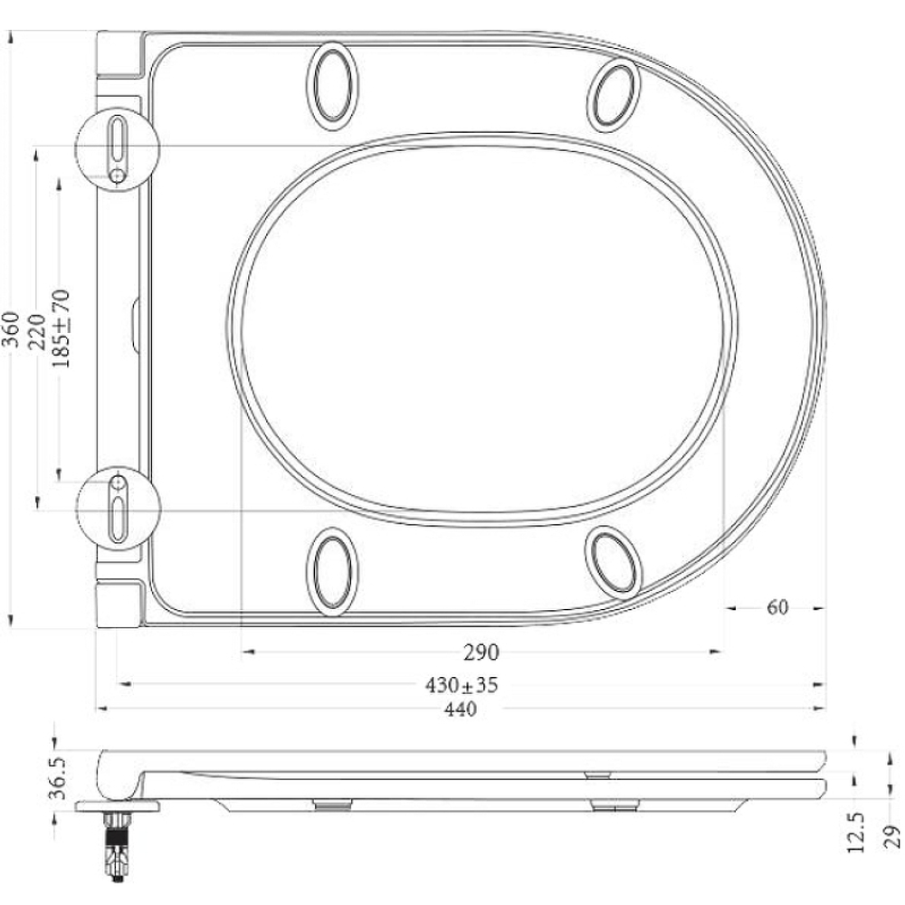 Сиденье для унитаза BelBagno BB870SC Белое с микролифтом