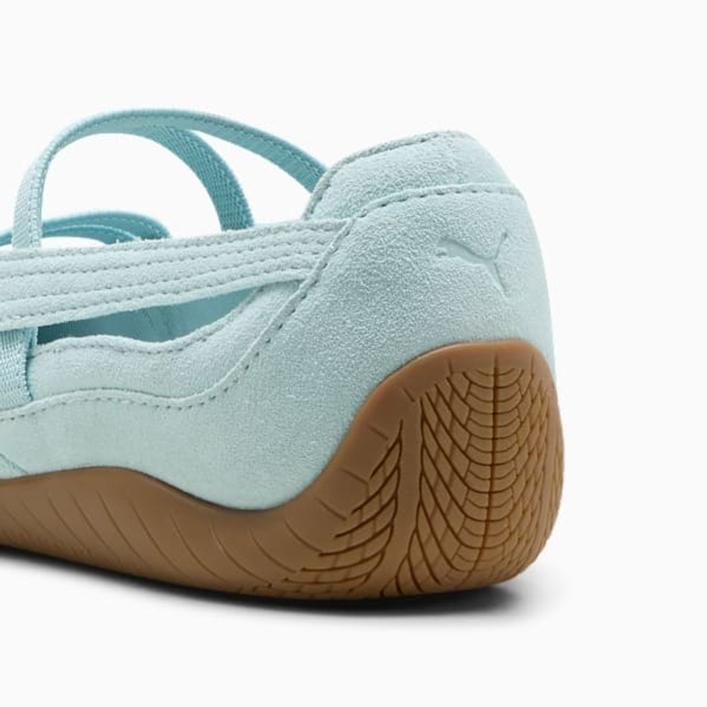 PUMA Женские кроссовки-балетки Speedcat Suede, голубой