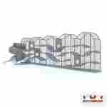 Плоский детский лабиринт «Сказочный Замок», 10×3,5×4 м