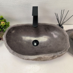 Раковина из речного камня RS63618 (55*33*15) 0122