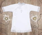 Крестильная рубашка р.68, цвет молочный 13-08