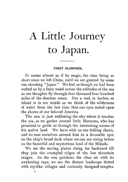 A little journey to Japan for intermediate and upper grades | Marian M. George