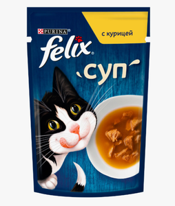 КОРМ FELIX СУП С КУРИЦЕЙ 48ГР