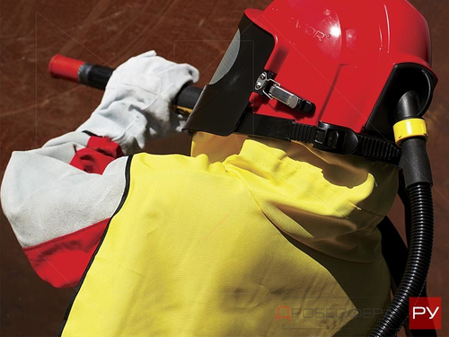 Пелерина без кольца для шлема пескоструйщика Aspect арт. 10130011