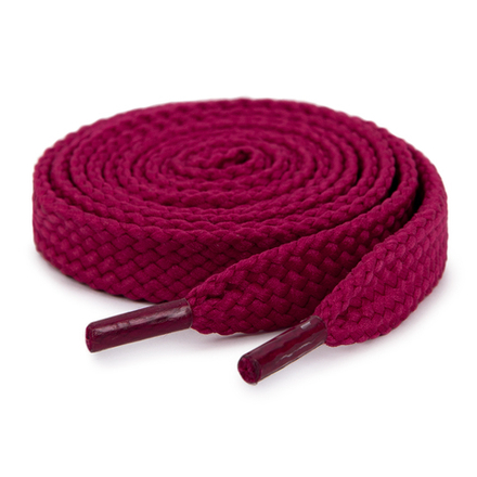 Шнурки для обуви, т.5, цв.фуксия, 100% полиэфир, 1 пара