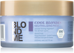 Schwarzkopf Professional Blondme Cool Blondes - питательная маска, нейтрализующая желтоватый оттенок /   200  ml  / GTIN 4045787640151