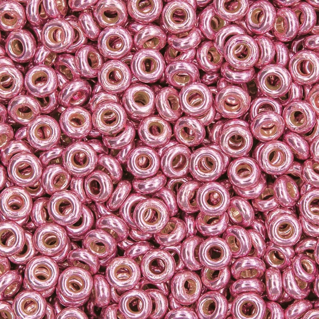 Японский бисер TOHO Demi 8/0 (№PF553), металлизированный, непрозрачный глянцевый