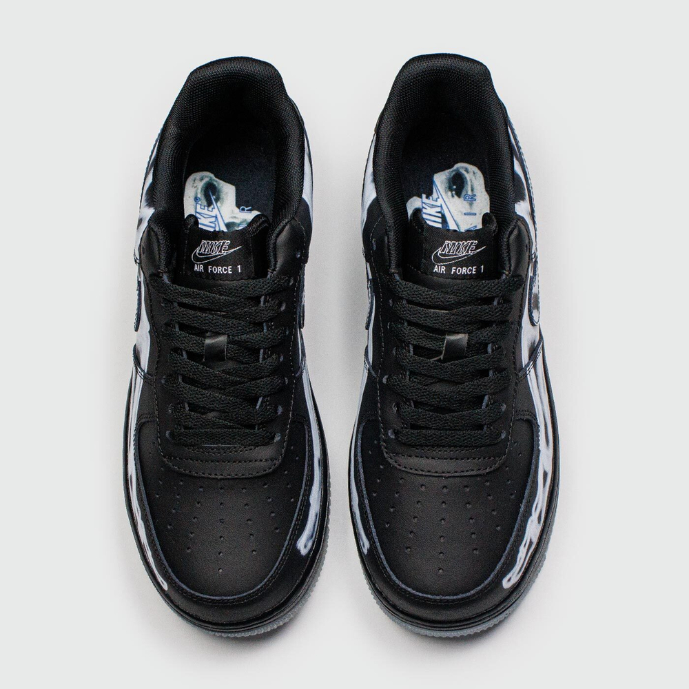 Кроссовки Nike Air Force 1 Low Skeleton Black Wmns