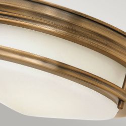 Потолочный светильник для ванных комнат Hinkley QN-HADRIAN-FS-BR-OPAL Hinkley