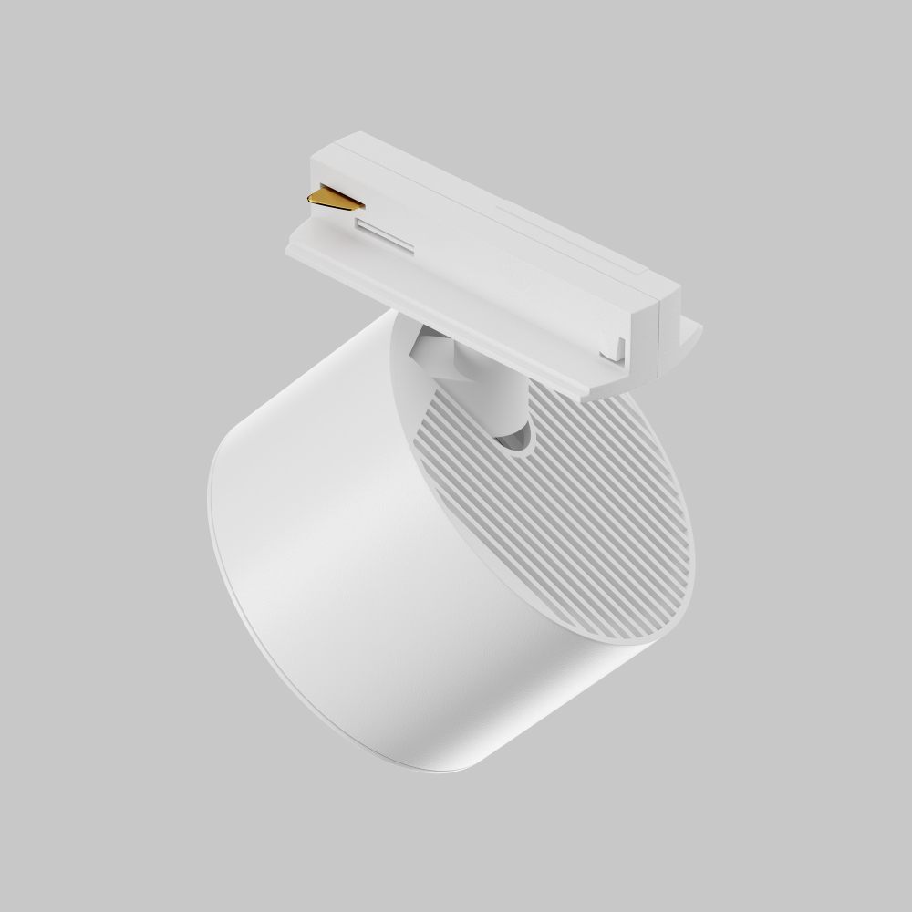 Трековый однофазный светильник Maytoni Unity Glare TR225-1-GX53-W