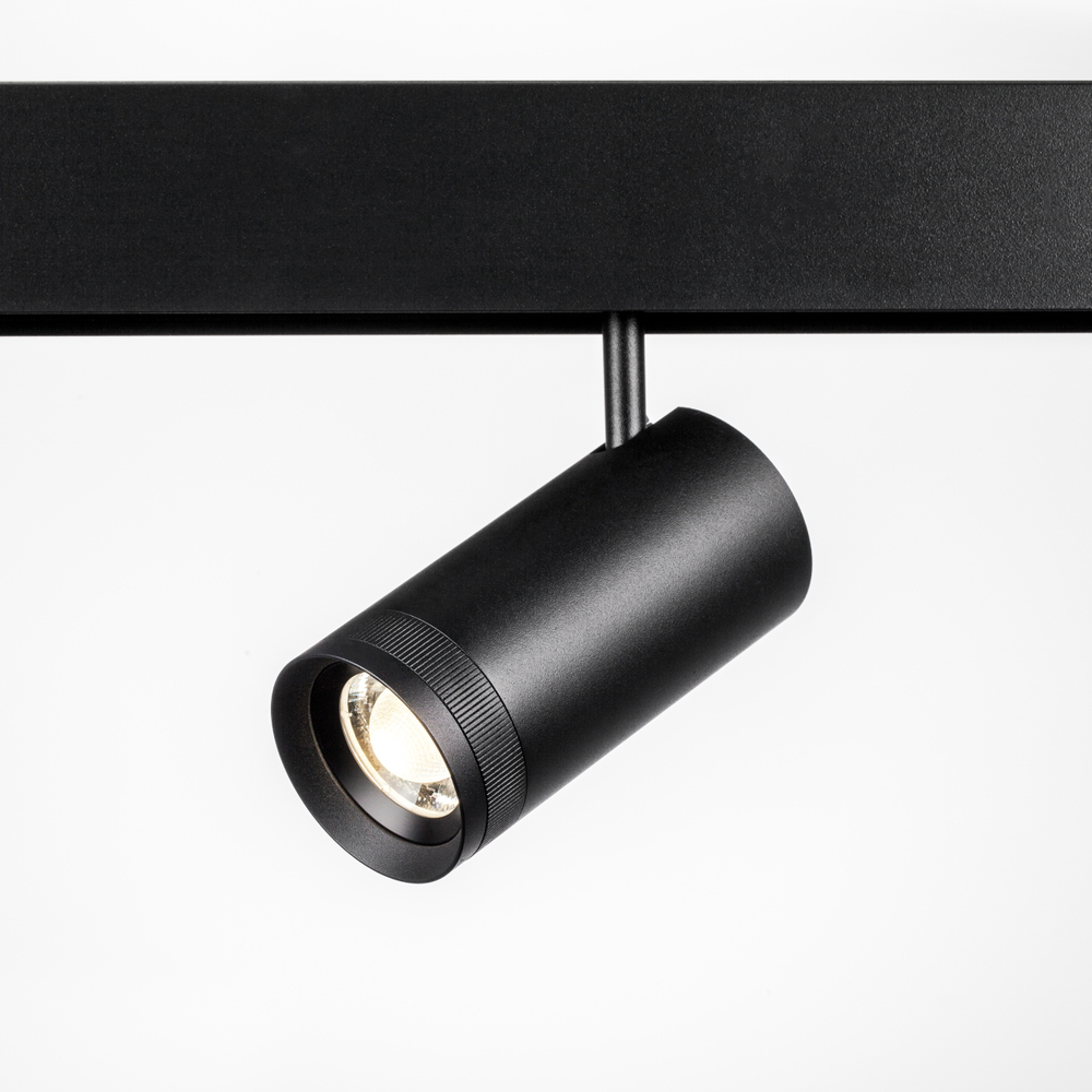 209047 Светильник 48V для трека UNO LED 12W 1000LM 10-55G ЧЕРНЫЙ МАТОВЫЙ 4000K