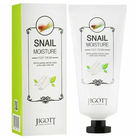 ДЖИГОТТ/JIGOTT Snail Moisture foot cream Крем д/ног 100мл Увлажняющий (1570)!!!!!