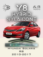 Щетки стеклоочистителя HUOYE Y8 650/400 мм на Hyundai Solaris | Hook/J-Hook