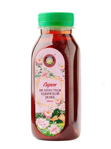 Сироп из лепестков крымской розы