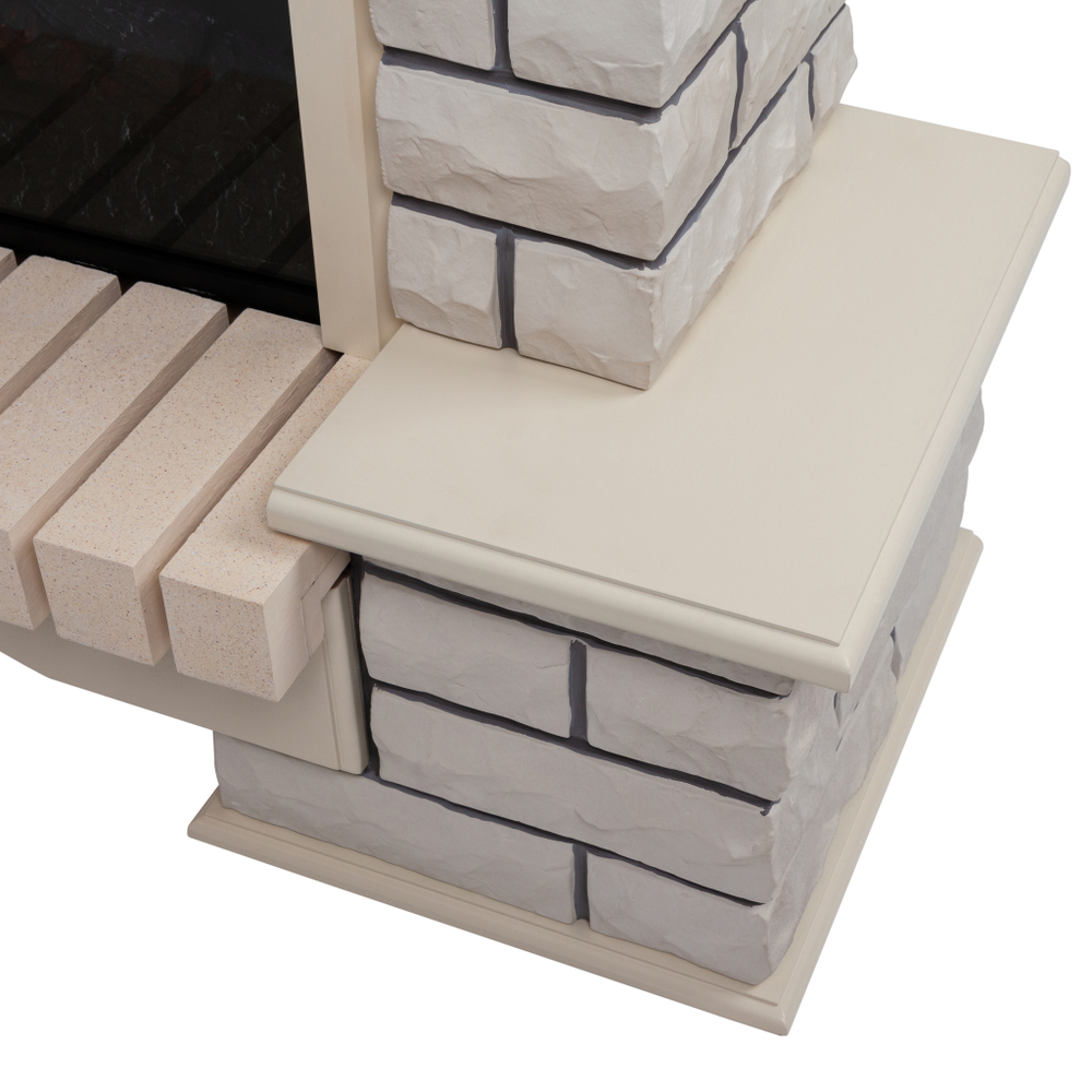 Каминокомплект Real Flame Country 33/33W WT с очагом Epsilon 33