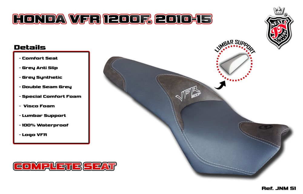 Honda VFR 1200F 2010-2015 JN-Europe полное сиденье Комфорт Вискоза (JN+Visco)