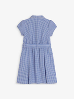 Платье школьное для девочки Next 196-508, Синий, Белый