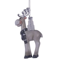 GAEM Фигурка декоративная подвесная "Олень", L5,5 W2,5 H11 см, 2в.