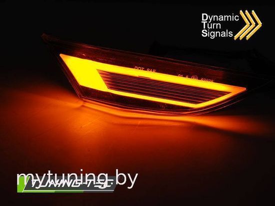 Повторители поворота WHITE LED SEQ для PORSCHE 911 (991) CARRERA 11-15