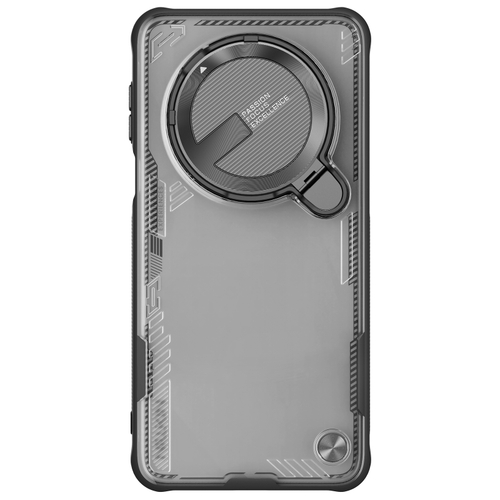 Чехол прозрачный тонированный от Nillkin с металлической откидной крышкой для камеры на Huawei Mate 70 Pro и 70 Pro+, серия Iceblade Prop Case