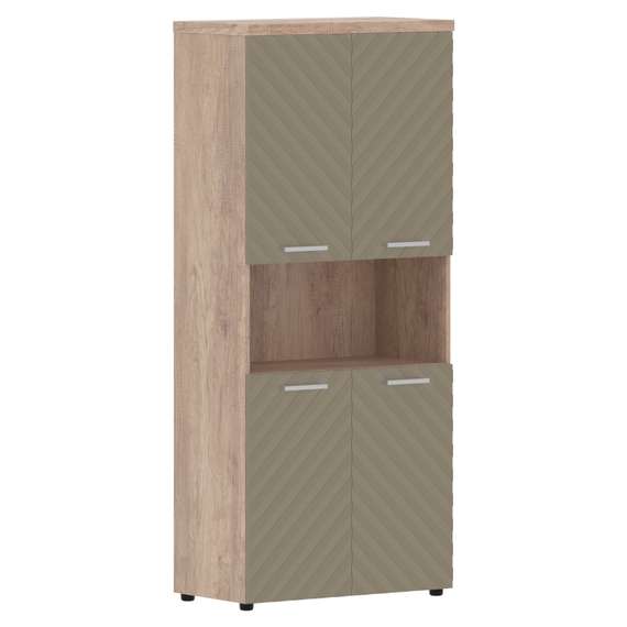 Шкаф с комплектами малых дверей и топом TLHC 85.4  856х450х1968 TORR LUX