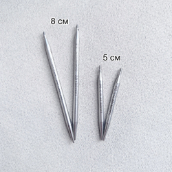 Набор укороченных металлических спиц разной длины ( 5 и 8 см ) Twist Shorties Mini ChiaoGoo