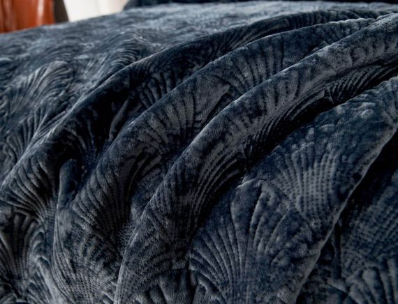 Розалин (антрацит) Покрывало 240х260