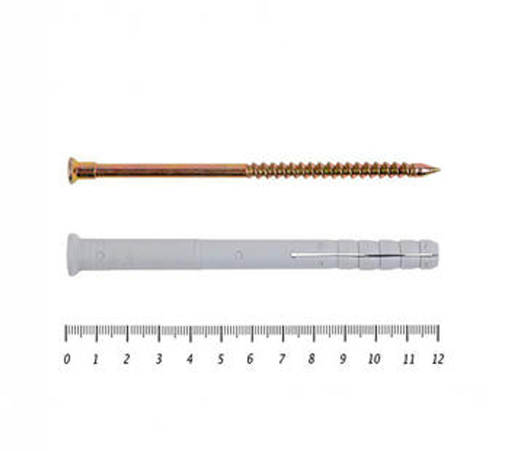 Дюбель-гвоздь борт потайной 10х120 Tech-KREP SM-L (50 шт) Tech-KREP