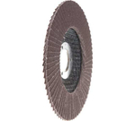 КРУГ ШЛИФ БАЗ КЛТ-1 ЛЕПЕСТКОВЫЙ ТОРЦЕВОЙ 125Х22ММ 16Н(Р80)