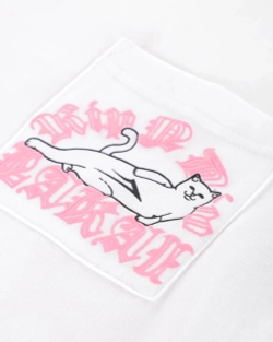 Футболка LAKAI X RIPNDIP Raglan Tee White / Black