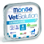 Влажный корм диетический Monge VetSolution Cat Dermatosis Дерматозис для кошек при заболеваниях кожи 100 г - 24 шт