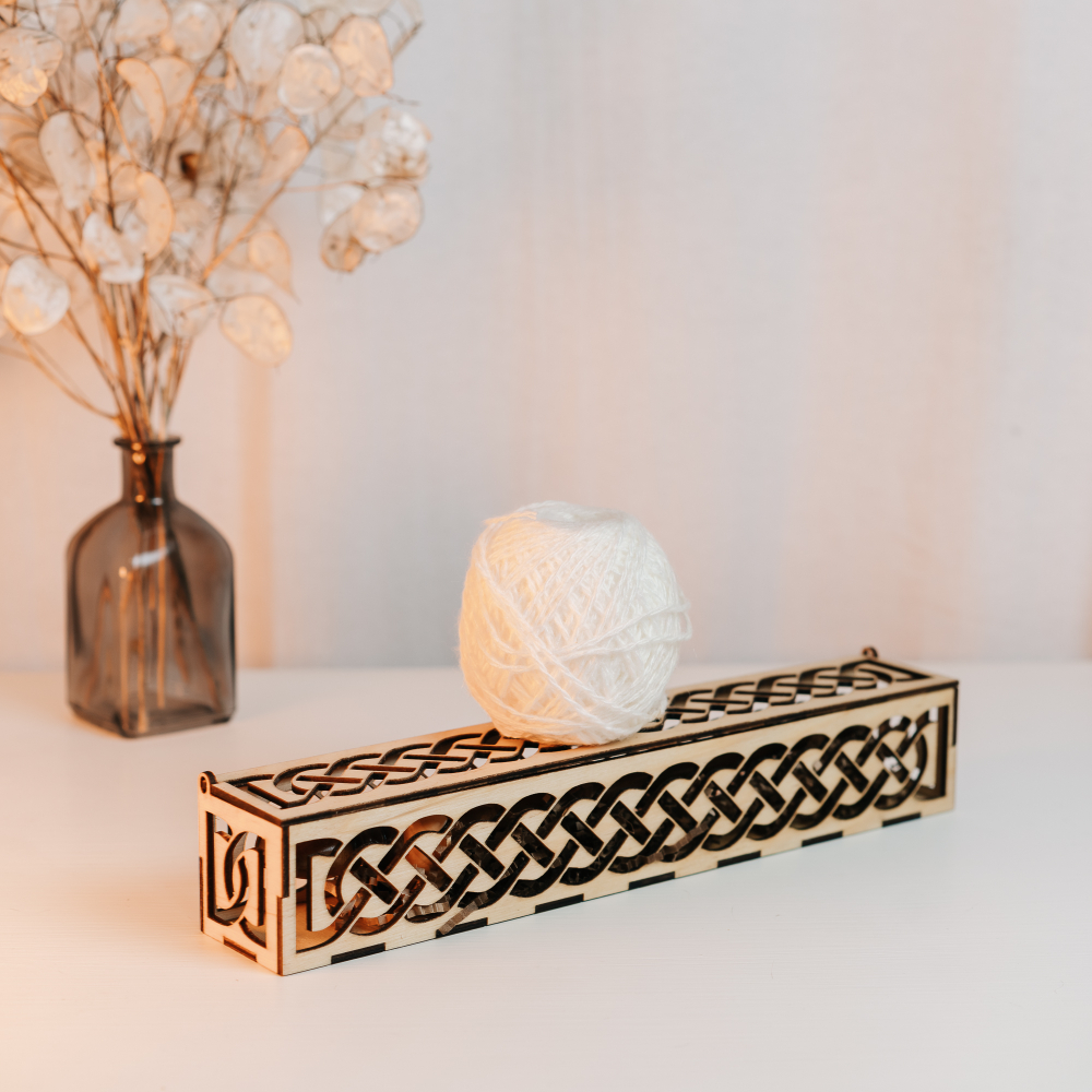 Деревянный Органайзер, короб, футляр для веретена 330 мм. OV11