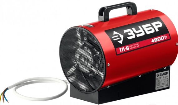 Электрический воздухонагреватель ЗУБР ТП-5