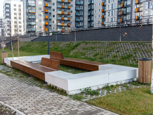 Скамья Рубин модульный