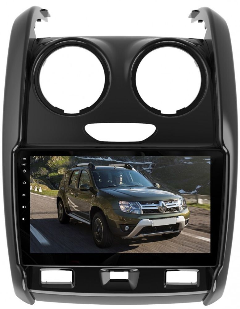 Магнитола для Renault Duster 2015-2020, Lada Largus 2021+ - Carmedia YR-9109-S9 на Android, 8-ЯДЕР, 4ГБ-64ГБ, SIM-слот