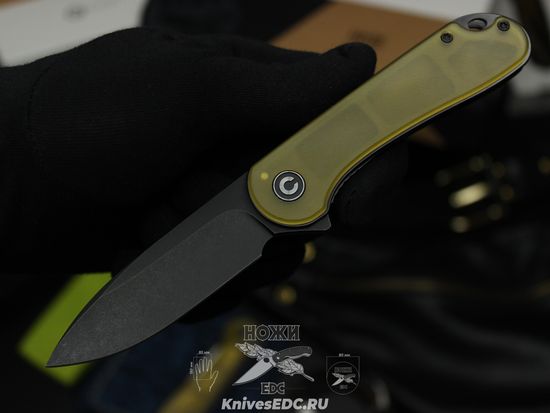 Нож складной CIVIVI Elementum C907A-5 сталь клинка D2, рукоять Ultem