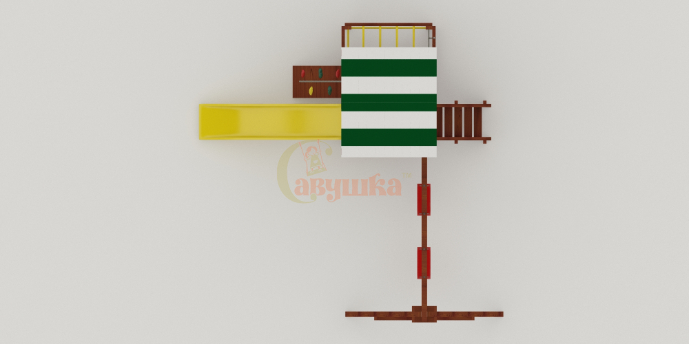 Детская площадка Савушка Мастер 5 (Махагон) 4 сезона