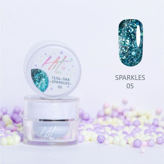 Гель-лак ТМ &quot;HIT gel&quot; №05 Sparkles, 5 мл