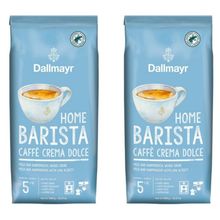 Кофе в зернах Dallmayr Home Barista Crema Dolce 1 кг, 2 шт