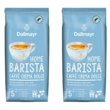 Кофе в зернах Dallmayr Home Barista Crema Dolce 1 кг, 2 шт